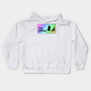 The Office Logo in Rainbow Kids Hoodie